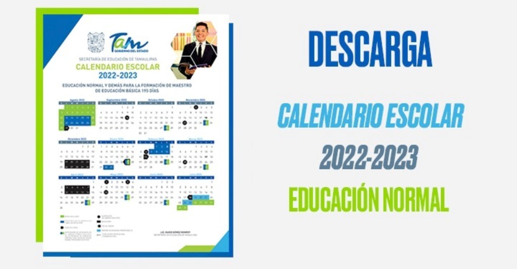 Calendario Escolar 20222023 Educación Normal Despertar de